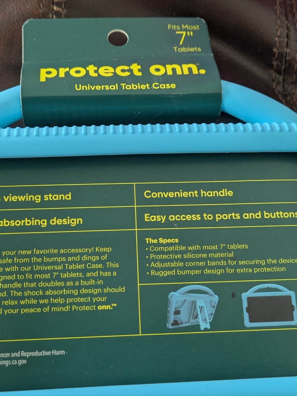 Universal 7" Tablet Case - Blue